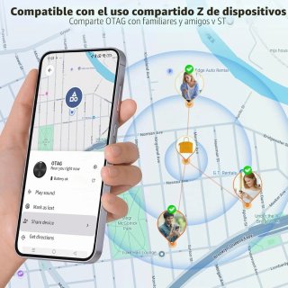 2 unidades OTAG Smart Tag Compatible Google Find