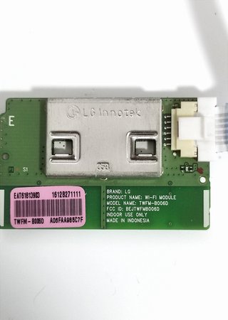 Botón Power y WiFi LG 43LH590V