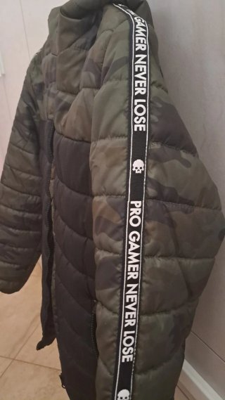 Giubbotto Terranova camouflage nero verde