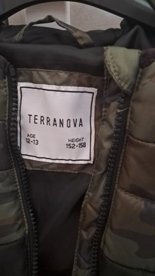 Giubbotto Terranova camouflage nero verde