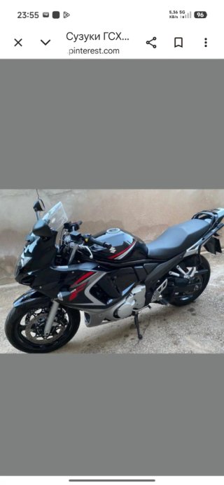 Suzuki GSX650F 2009 Negra/Plata