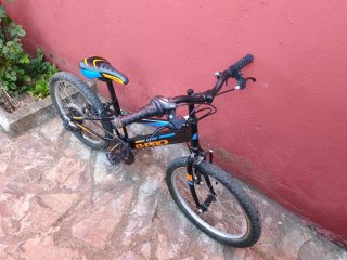 Bicicleta B Pro 20 Negra y Naranja