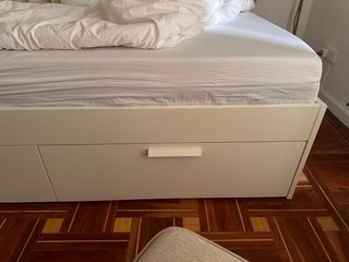 Cama Matrimonial Ikea Bimme con 4 cajones