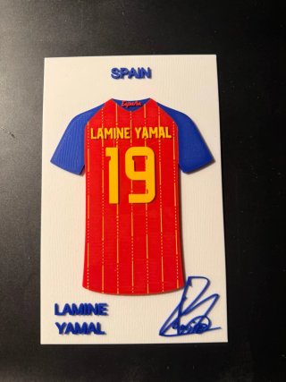 Cuadro Camiseta Lamine Yamal 19 España