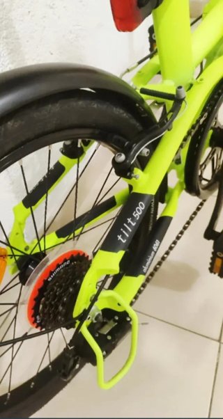 Bici Plegable semi nova B'TWIN tilt 500