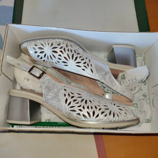 Zapatos Pitillos Mujer plateados
