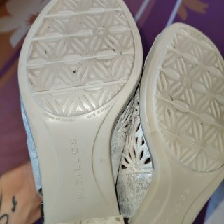 Zapatos Pitillos Mujer plateados