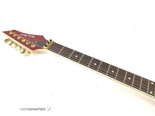 guitarra electrica harley benton roja