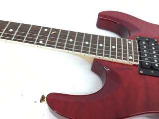 guitarra electrica harley benton roja