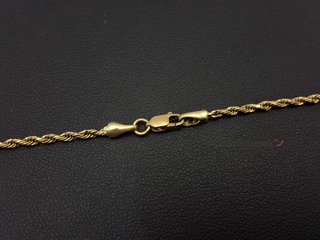 cadena oro 18k 34cm