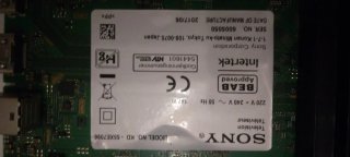 Placas KD-55XE7096  base Sony TV 55 piezas