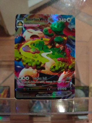Carta Pokémon Snorlax VMAX 340 HP
