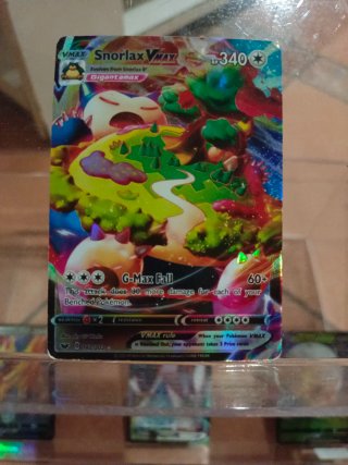 Carta Pokémon Snorlax VMAX 340 HP