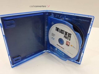 the last of us parte ii ps4