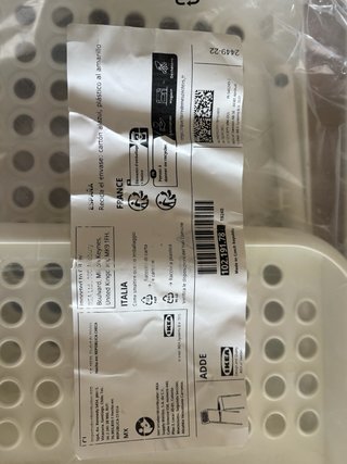 Silla IKEA ADDE Blanca