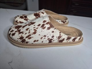 Zuecos ASOS DESIGN piel vaca