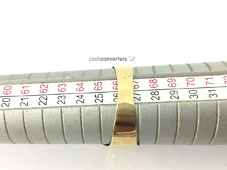 sello oro 18k con zafiro