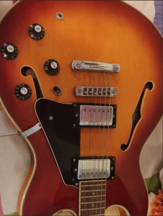 Guitarra Aria Pro II Semi-Hollow (Corea) - Estilo