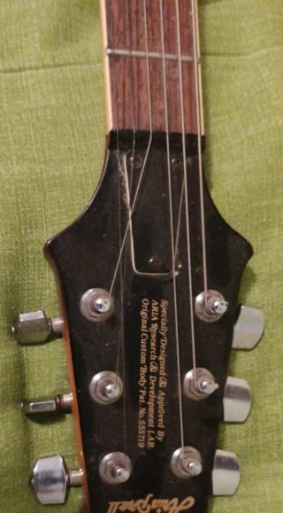 Guitarra Aria Pro II Semi-Hollow (Corea) - Estilo