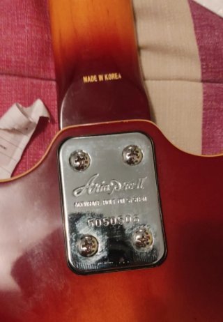 Guitarra Aria Pro II Semi-Hollow (Corea) - Estilo