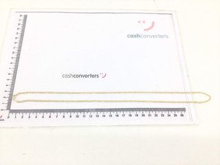 cadena oro 18k 30cm
