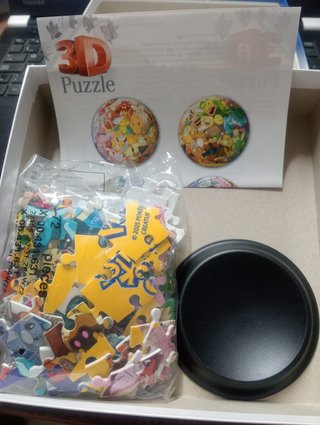 Puzzle 3D Pokémon Esfera 72 Peças