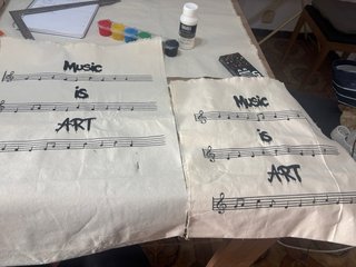 Bolso de tela personalizado hecho a mano