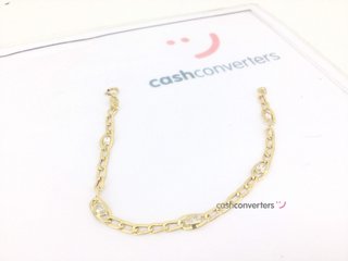 pulsera oro 18k con circonita