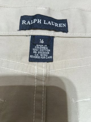 Falda Vintage Ralph Lauren Beige Talla S