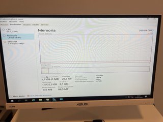 Servidor HP ProLiant 1U 2x Xeon 8 núcleos, 28GB