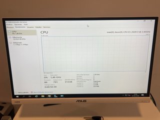 Servidor HP ProLiant 1U 2x Xeon 8 núcleos, 28GB