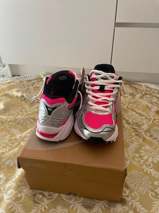 Zapatillas Asics Mujer Rosa y Plata Talla [42]
