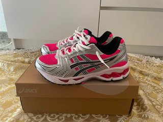 Zapatillas Asics Mujer Rosa y Plata Talla [42]