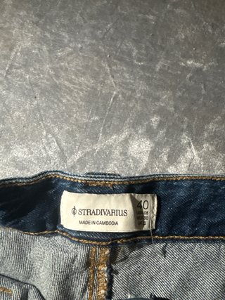 Falda pantalón vaquera Stradivarius