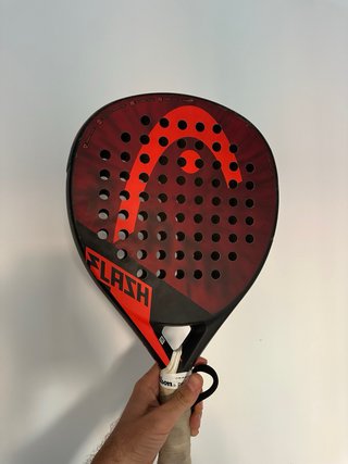 Pala Pádel Head Flash - Negra y Roja