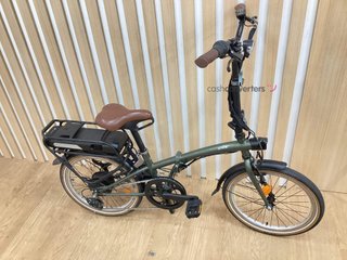 bicicleta electrica btwin e fold 500