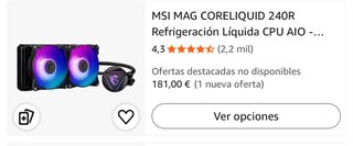 Refrigeración Líquida MSI