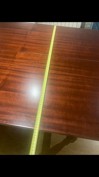 Mesa de centro de madera marron