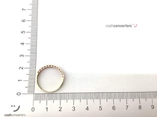 anillo oro 9k con piedra con circonita t. 16 (17,84 mm)