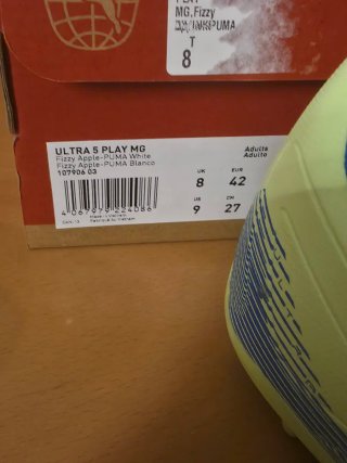 Botas Fútbol Puma Ultra 5 Play MG Talla 42