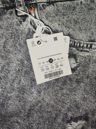 Falda denim Bershka T38