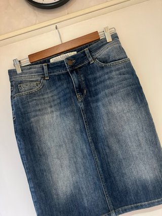 Falda vaquera Zara midi