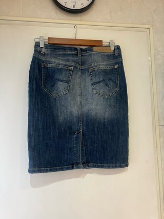 Falda vaquera Zara midi