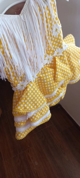 Vestido de gitana [ talla de 3 a 6  meses]