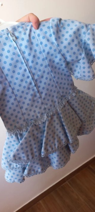Vestido de gitana [ talla de 3 a 6  meses]
