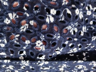 Falda nueva midi Pedro del Hierro floral azul bord