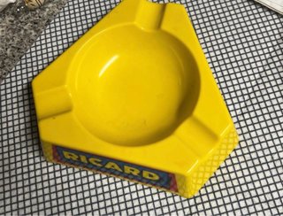 Cenicero Vintage Amarillo Ricard 15x15