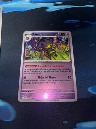Carta Pokémon Banette 034/084