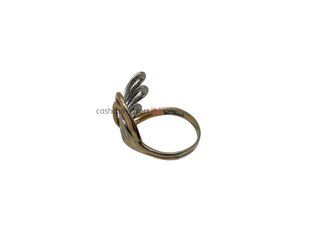 anillo oro 18k con circonita