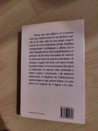 Llibre Davant una edat difícil – Joan Corbella